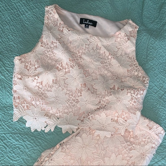 Lulus Two Piece Lace Dress - Picture 2 of 3